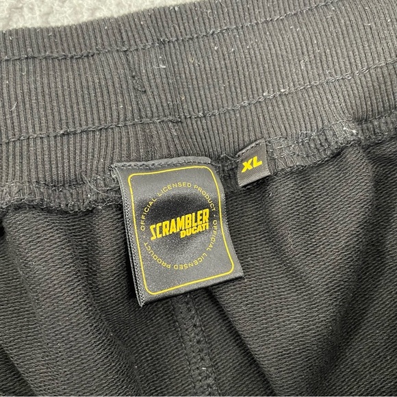 Scrambler Ducati Track Pants Men XL Black Motorcycle Joggers - Picture 6 of 13
